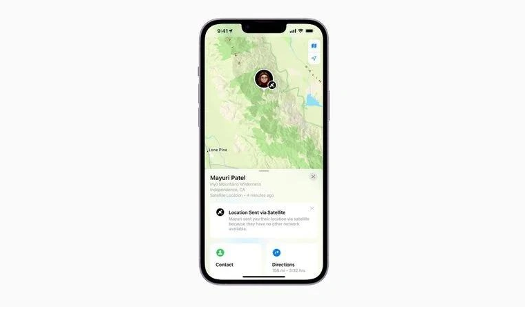 叶城苹果14维修分享iPhone14系列中 FindMy功能通过卫星分享位置方法教程 